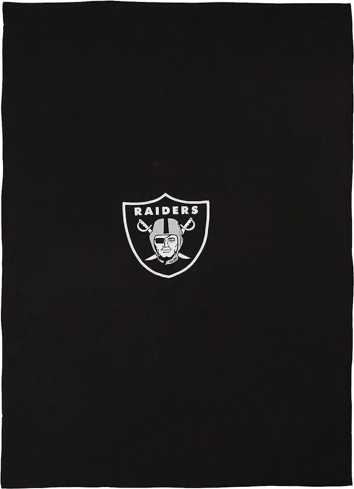 Manta de tiro de los Raiders de Las Vegas, diseño de sudadera, logotipo bordado,... Foto 1 de 4