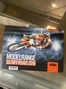 KTM 2016 SX And Off Road Model Line Brochure. + 2016 Model News Brochure. Nice! - Bild 1 von 12