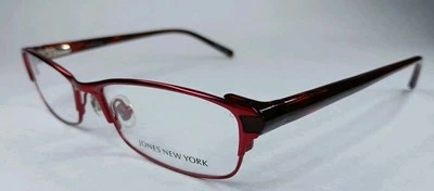  Monturas de gafas rojas New Jones New York J463 53-16-135 Foto 1 de 4
