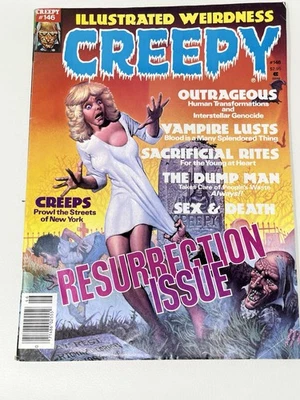 Revista de quadrinhos Creepy # 146 ficção científica terror monstro estranheza 6 J339 - Imagem 1 de 4