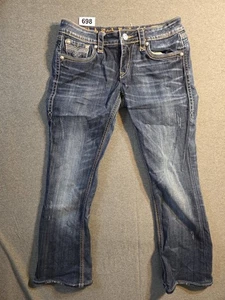 Vintage Y2K Rock Revival Tullia Bootcut  30 womens jeans Light EUC - Picture 1 of 11