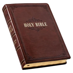KJV Holy Bible, Giant Print Full-size Faux Leather Red Letter Edition -... - Picture 1 of 7