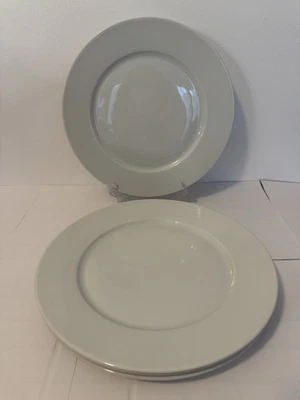 4 IKEA Susan Pryke 356+ White Large Dinner Plates 12.75” - Image 1 of 4