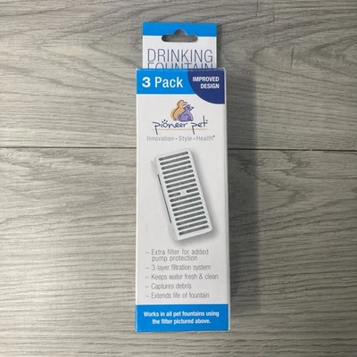 Filtros de repuesto para fuente de agua potable Pioneer Pet #3091 NUEVO x2 (falta 1) Foto 1 de 4