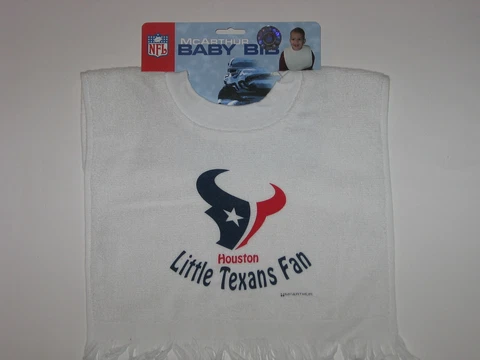 Houston Texans Terry Velour Pullover Towel Baby Bib FREE SHIPPING!! Cover