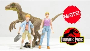 Set Action Figure JURASSIC PARK X e TIM attacco cucina VELOCERAPTOR dinosauro - Foto 1 di 4