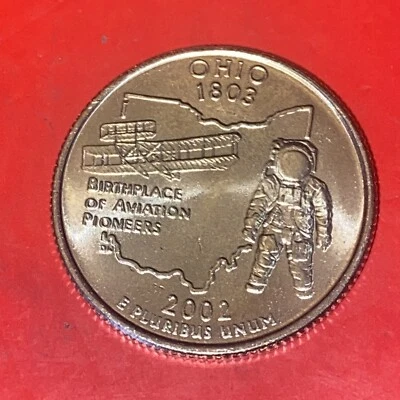 2002 P Ohio State Quarter• #250416 • Buy 10 Get 40% Off - BU - Image 1 of 2