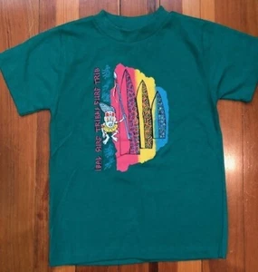 Vintage Surf Tee Shirt Single Stitch Boy Size 5, EUC, Beach, Retro, Buster Brown - Picture 1 of 5