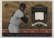 2006 SP Legendary Cuts Baseball Chronology Materials Willie McCovey #BC-WM HOF