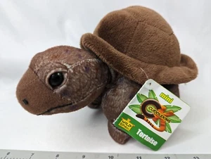 Peluche de tortuga Wild Republics 5 pulgadas 2012 marrón peluche juguete - Imagen 1 de 10