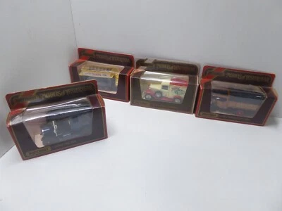 4 BOXED MATCHBOX MODELS OF YESTERYEAR HAIG OMNIBUS WALKERS FORD VAN UNIC TAXI - Image 1 of 4