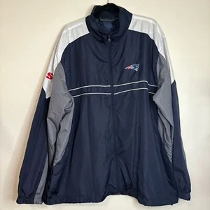 Dunbrooke Patriots Windbreaker Jacke XXL Navy Grau SI Logo NFL Full Zip Poly - Bild 1 von 7