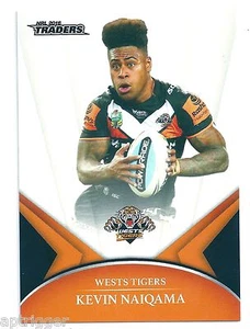 2016 NRL Traders Base Card (155) Kevin NAIQAMA Wests Tigers - Picture 1 of 1