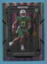 2023 PANINI PRIZM DRAFT PICKS CHRISTIAN GONZALEZ SILVER PRIZM ROOKIE CARD #174