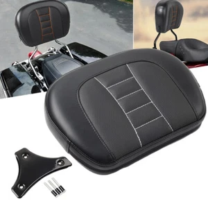 New Passenger Sissy Bar Backrest Pad Bracket For Touring Electra Street white - Bild 1 von 13