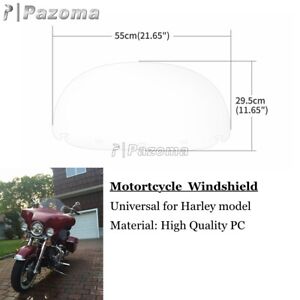 Outer Batwing Fairing Clear Windshield Kit For Harley Heirtage Fat Boy Deluxe
