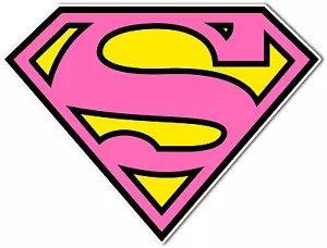 Juego de 2 calcomanías de vinilo con logotipo de escudo de Supergirl 2,5""x2 - Imagen 1 de 1