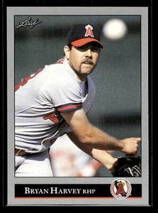 1992 Leaf Baseball #309 Bryan Harvey California Angels Pack Fresh Mint+ - Picture 1 of 2