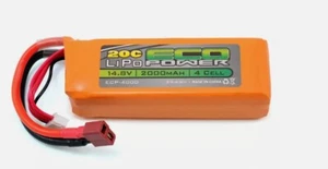 EcoPower "Electron" 4S LiPo 20C Akkupack (14,8V/2000mAh) (Starterbox) - Bild 1 von 4