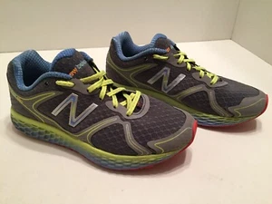New Balance Fresh Foam 980 Running Shoes Gray Blue Neon Women's Size 8.5 B - Picture 1 of 7