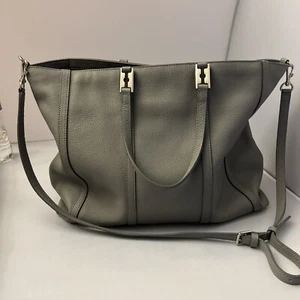 Bolso de hombro Vunque gris grande - Imagen 1 de 10