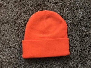 Orange Hunting Knit Hat NEW - Picture 1 of 3