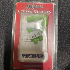 Bowjax String Sleeve Green 4pack - Picture 1 of 2