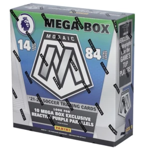 2021-22 Panini Mosaic Soccer Premier League Factory Sealed Mega Box FANATICS - Picture 1 of 2