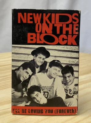 New Kids On The Block Cassette I’ll Be Loving You Forever  Rare Single TESTED - Image 1 of 4