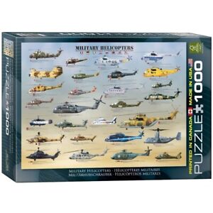 EG60000088 - Eurographics Puzzle 1000 Pc - Military Helicopters