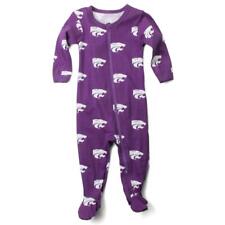 Infant Kansas State University Footed PJs Zippered Baby Pajamas With Feet