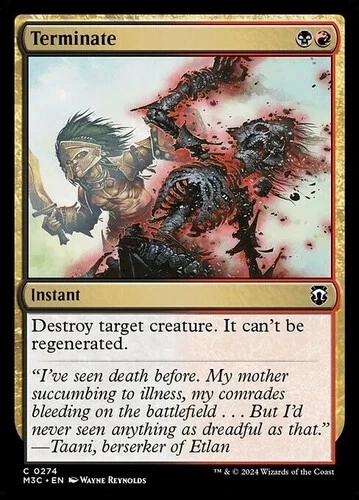 Terminate - 274 - NM - Commander: Modern Horizons 3 - MTG - Image 1 of 1