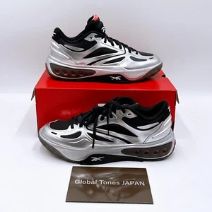 Reebok Engine A 100228150 Metallic Silver Black Red Men's Size US4-13 New - Picture 1 of 24