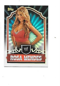 Rosa Mendes 2011 Topps Classic WWE trading Card #58