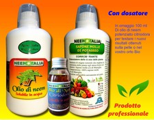 SAPONE MOLLE DI POTASSIO 1KG + OLIO DI NEEM SOLUBILE 1L + NEEM CITRIODORA SC50%