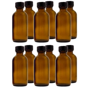 2 flüssige Unzen Braunglasflasche mit Phenolverschluss - Multipacks - Bild 1 von 7
