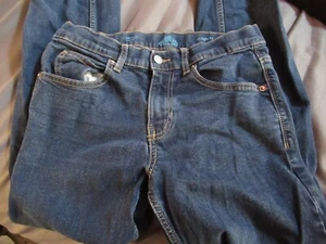 Thereabouts: Boys 14 Husky Straight Fit Blue Jeans With Adjustable Waistband - Picture 1 of 7