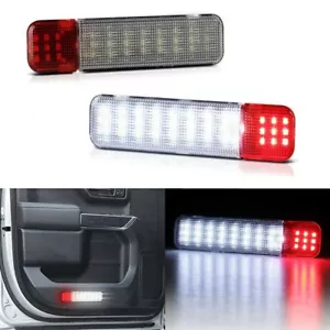 Pair LED Interior Door Panel Light Courtesy Warning Lamp For Hummer H2 2003-2009 - Picture 1 of 7
