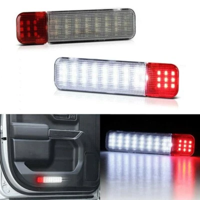 Pair LED Interior Door Panel Light Courtesy Warning Lamp For Hummer H2 2003-2009 Foto 1 de 4