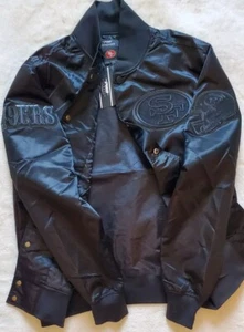 San Francisco 49ers Pro Standard Triple OG Blackout Edition Midweight Jacket Med - Picture 1 of 18