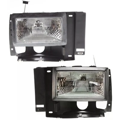 Headlight For 1989-92 Ford Ranger 1991-1994 Explorer Left Right With bulb Set 2 - Image 1 of 4