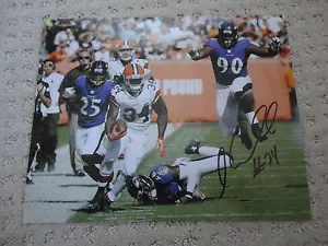 ISAIAH CROWELL SIGNED CLEVELAND BROWNS PHOTO AUTO COA RARE!! ALABAMA STATE 34 - Picture 1 of 1