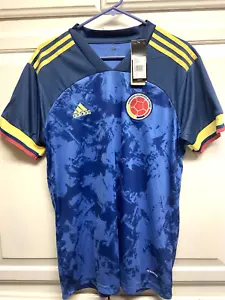 Adidas Federacion Colombiana De Futbol Climalite Fußball Trikot BLAU Herren Gr. L NEU - Bild 1 von 5