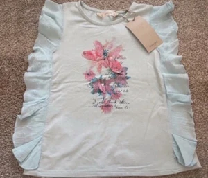 Girls Mango T-Shirt 4-5 Years - Picture 1 of 5