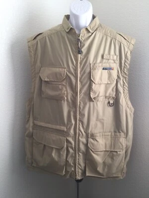 ExOfficio Travelwear Vented Vest Fishing Photography 13 Pockets Outdoors Mens XL - Image 1 of 4