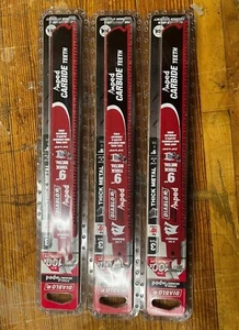 9" 8TPI AMPED™ Stahl Demon™ Hartmetall Zähne Säbelsägeblätter für dicke Met - Bild 1 von 8