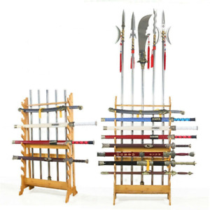 Martial 18 Kinds of Weapons Shelf Taiji Sword Exhibition Stand of Martial 