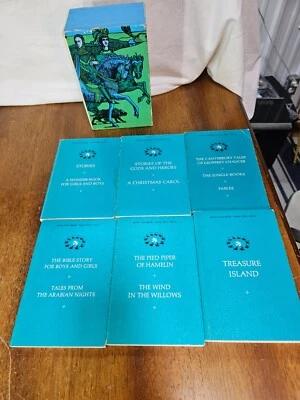 1967 Junior Great Books Series 3 Discussion Program 6 Volume Book Set Christmas - Image 1 of 4