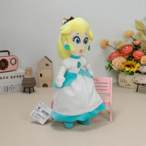 30cm Super Mario Bros Plush Peach Princess Ponytail Styling Stuffed Toy Doll New - Picture 1 of 5