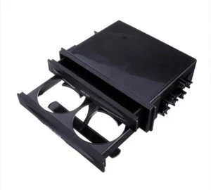 Radio de coche estéreo doble din cubby portavasos caja de almacenamiento Single Din - Imagen 1 de 4